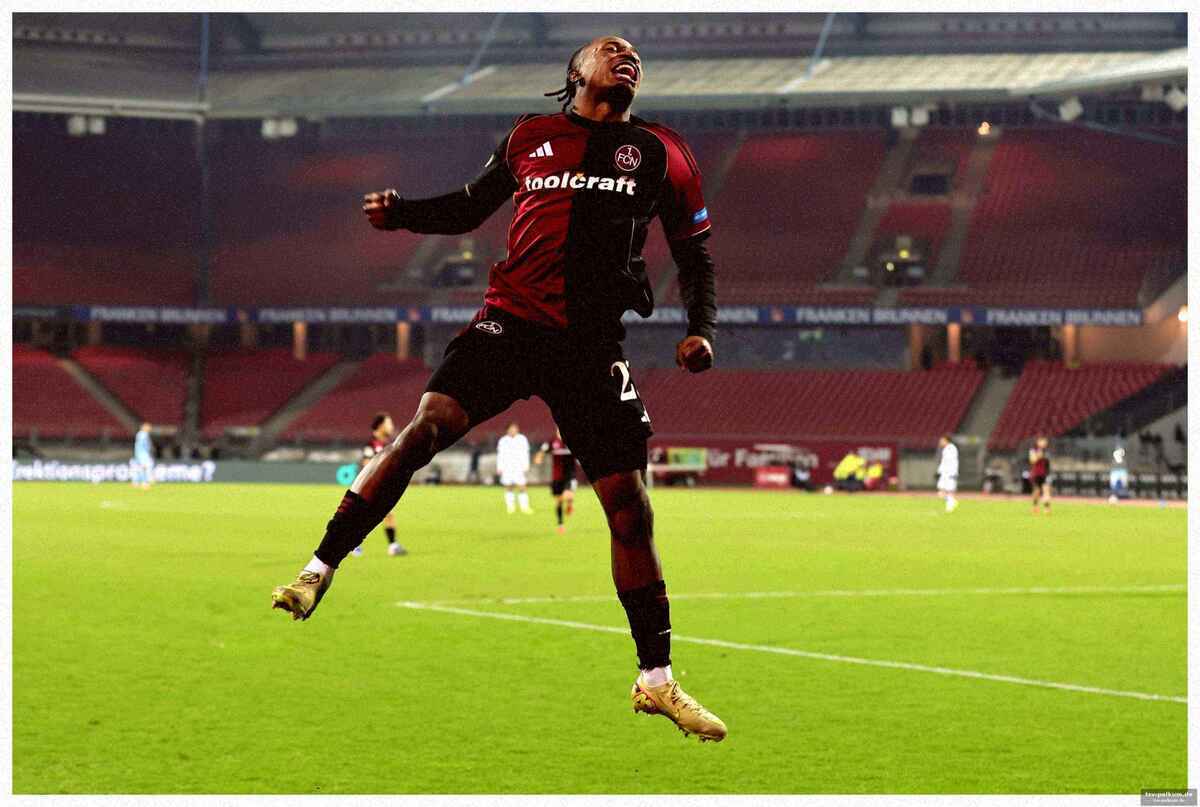 Spielverlauf: nürnberg dominiert von beginn an