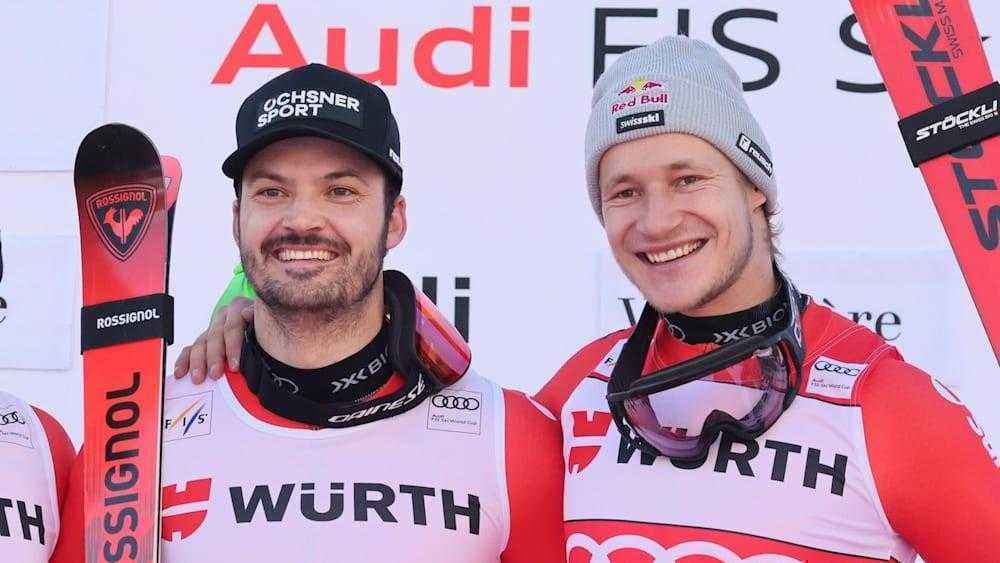 Odermatt und meillard führen schweizer team bei olympia-kombination an