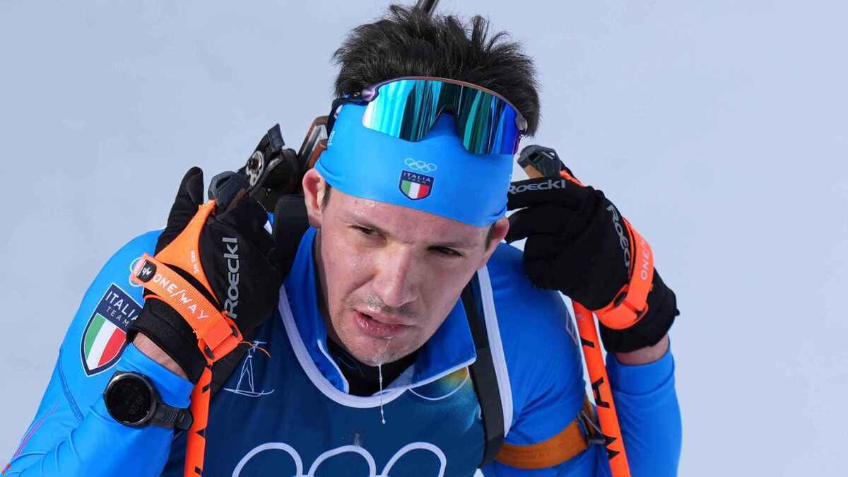 Olympia 2026 biathlon: dramatik beim massenstart – giacomel gibt entwarnung