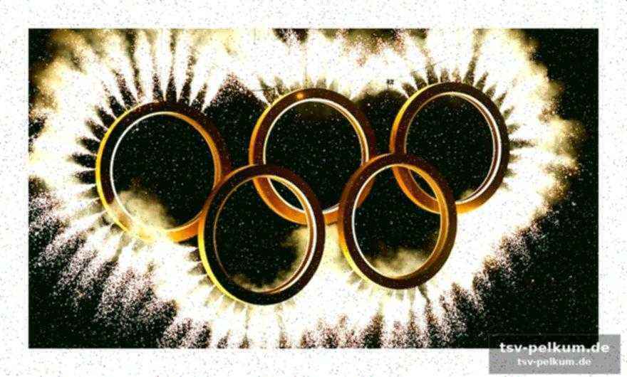 Zwei olympische feuer