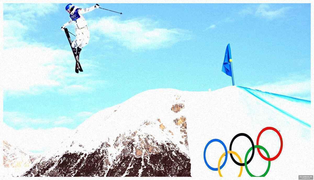 Olympischer geist in livigno