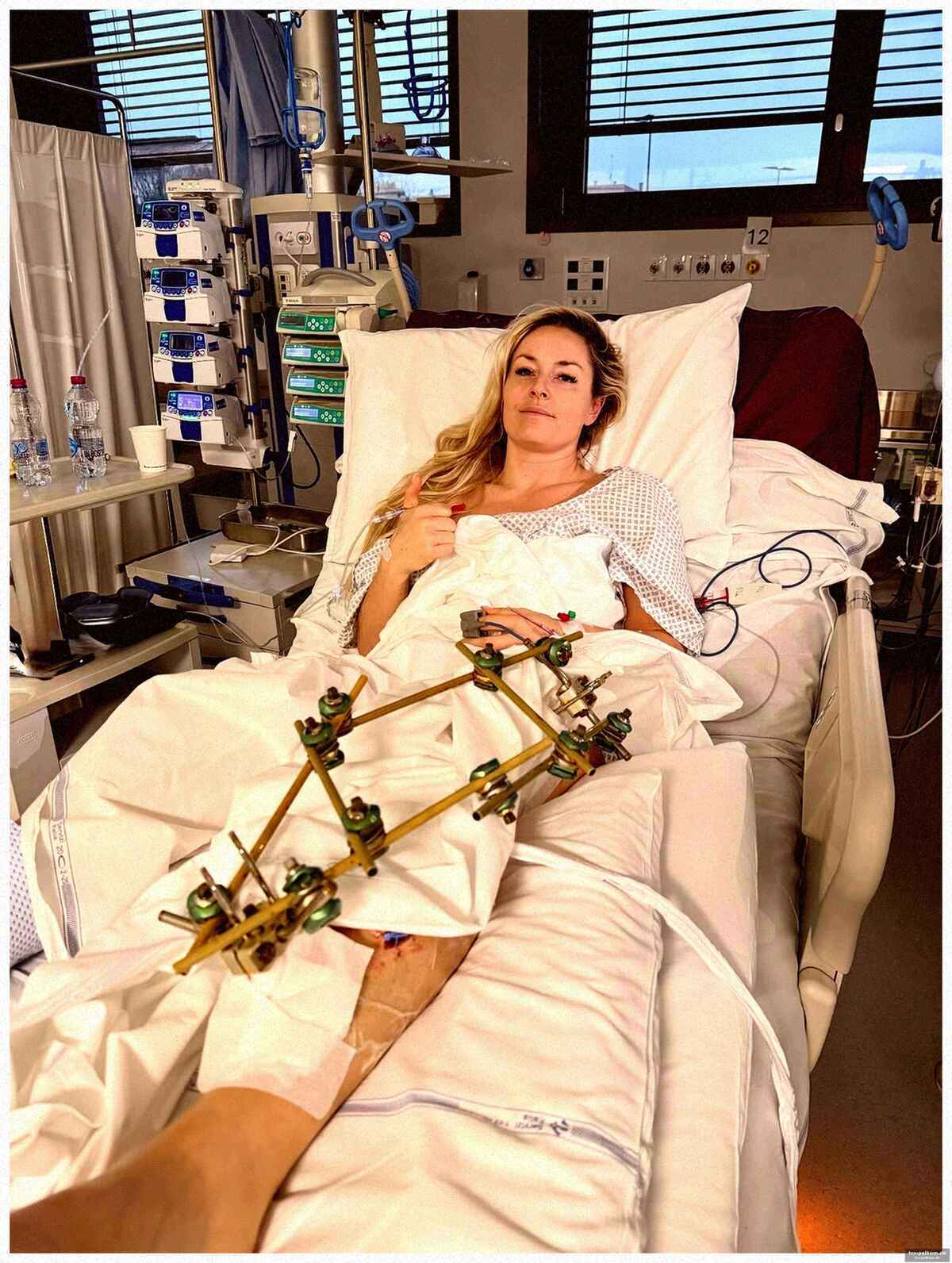Vonn meldet sich nach op aus dem krankenhaus