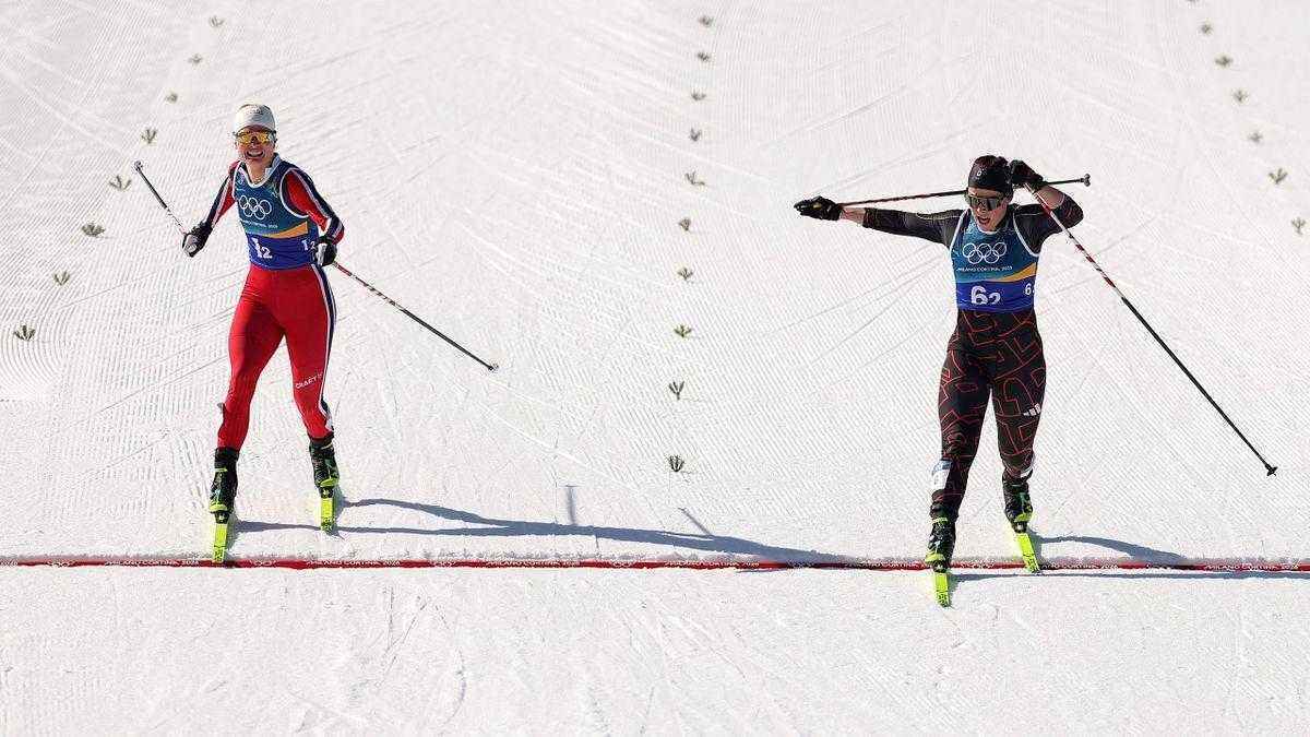 Olympia 2026: ungewöhnlicher zieleinlauf beim teamsprint – hund sorgt für aufsehen