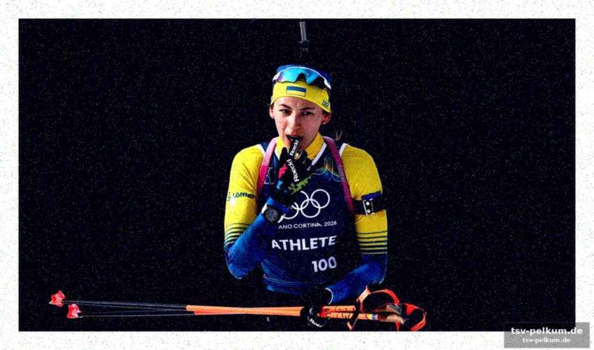 Hanne desmet trägt die flagge alleine