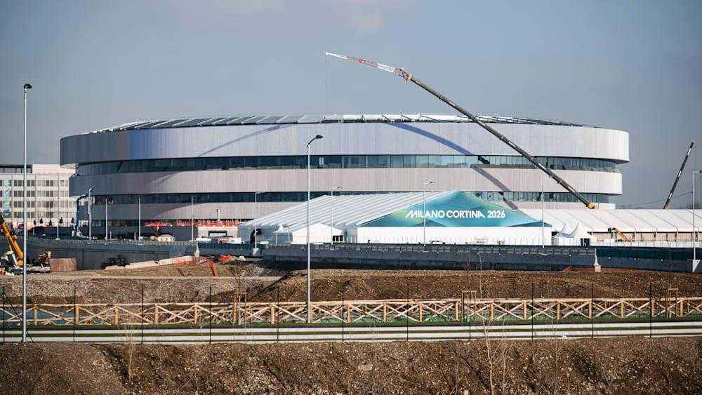 Olympia mailand: eishockey-arena noch im umbau – eisqualität aber gesichert