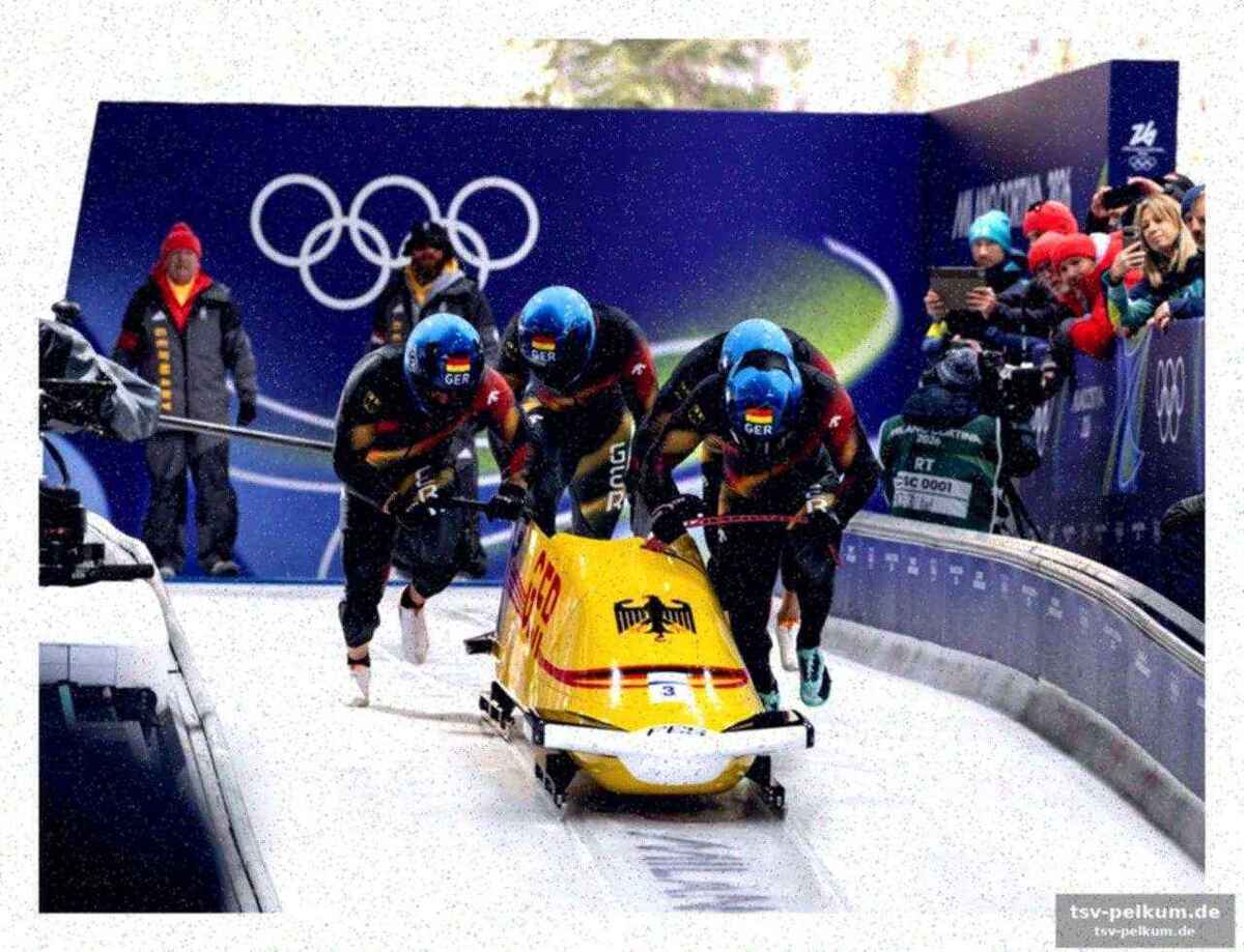 Deutsche goldjagd im viererbob