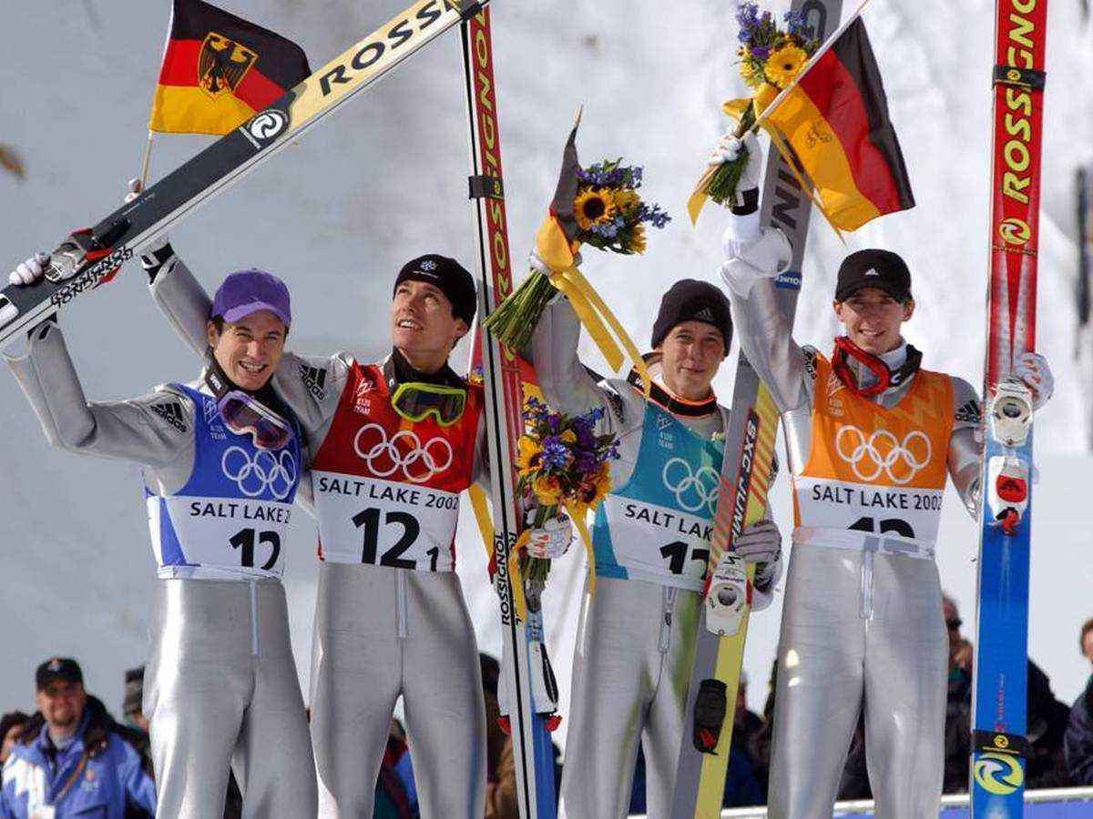 Olympiagold in salt lake city: der nervenkitzel des deutschen teamsprungs