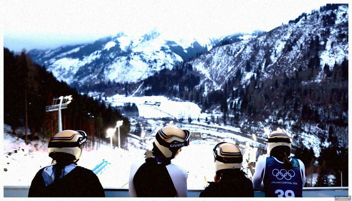 Hohe lawinengefahr in der region