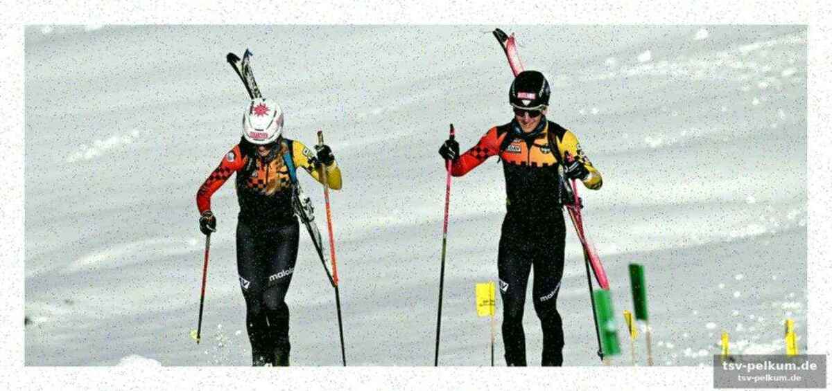 Historischer start im skibergsteigen