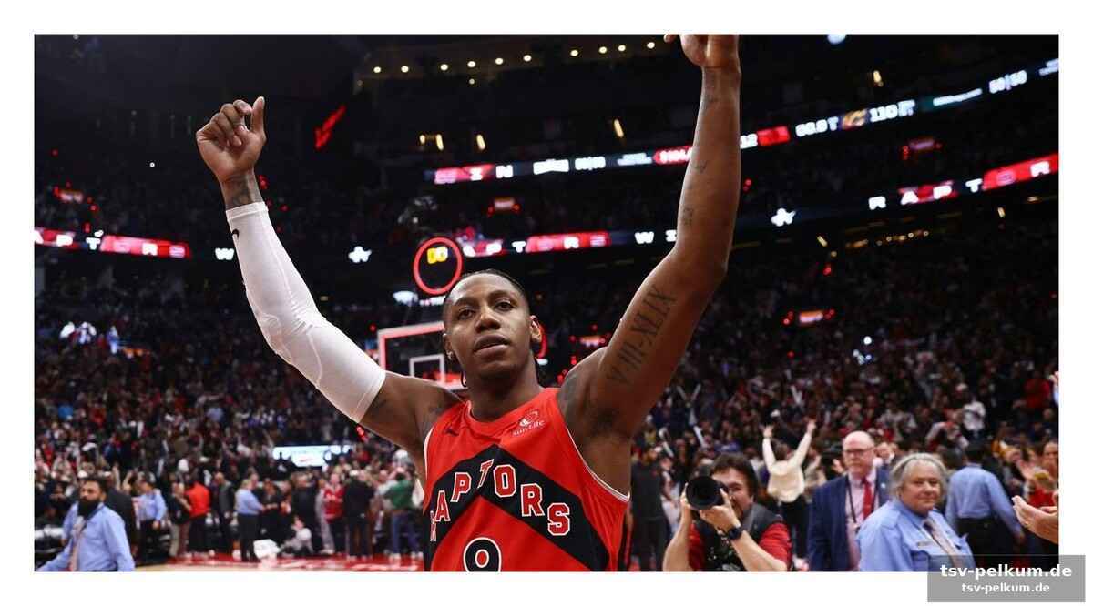 Rj barretts verrückter bounce rettet die raptors