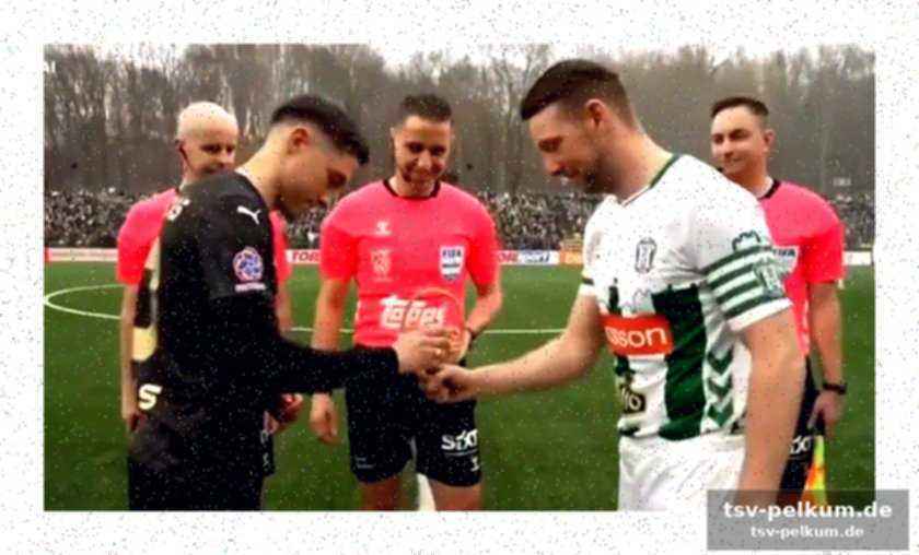 Tradition trifft auf fußball: ein ungewöhnlicher brauch