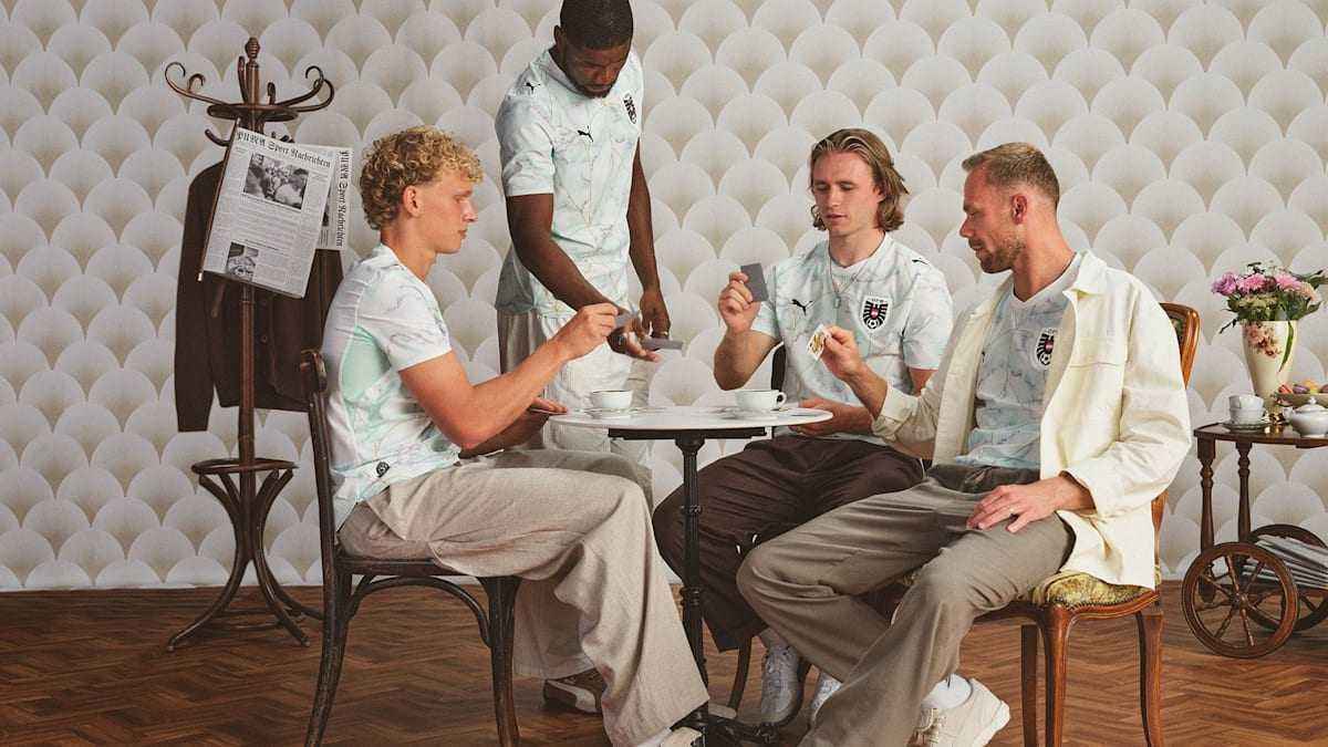 Österreich stellt auswärtstrikot in weiß-mint vor – kaffeehaus trifft kick