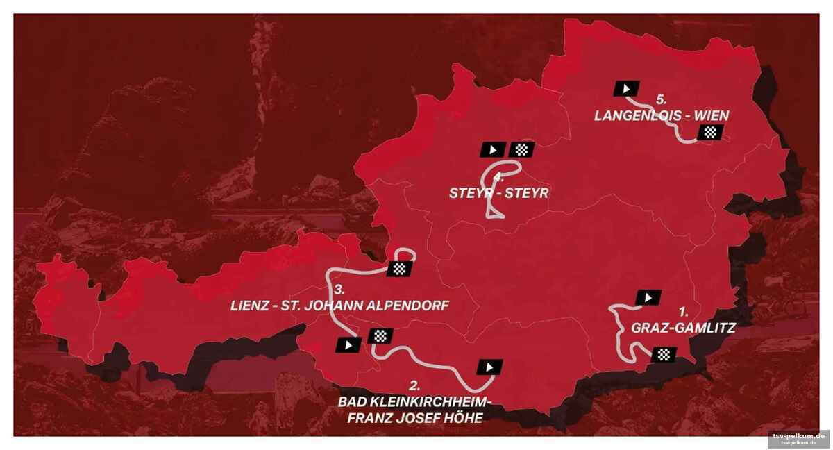 Ein fest für die augen: die route im überblick