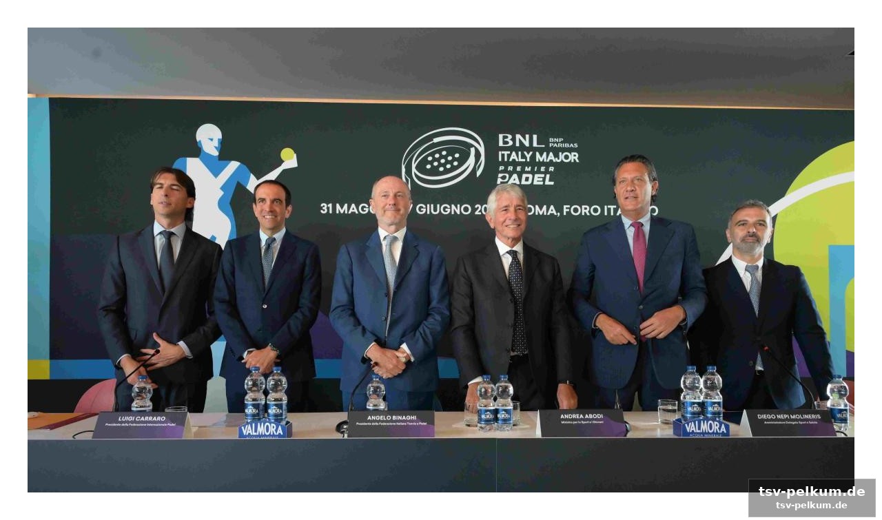 Ein major für padel, eine ehre für italien