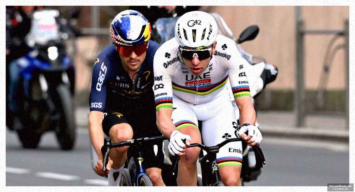Van aert rettet podest trotz materialchaos