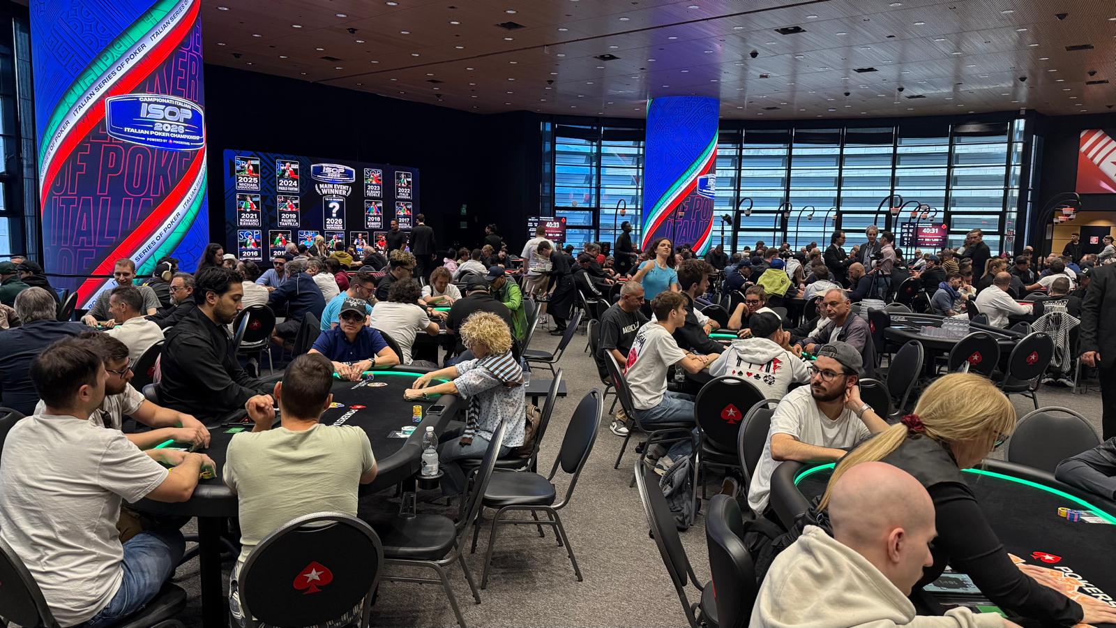 Poker-festival in campione: über 300 teilnehmer beim main event!