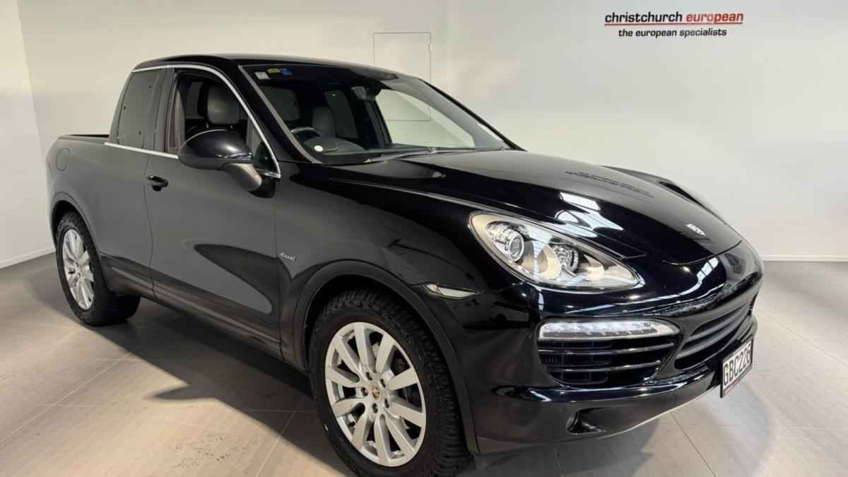 Porsche cayenne als pick-up: luxus-umbau für bares geld!