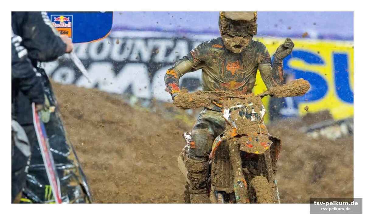 Ein holeshot, der trugbild erzeugte