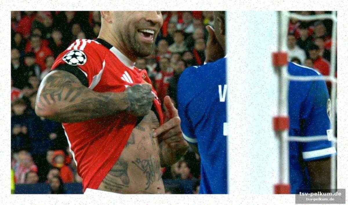 Otamendis provozierende geste