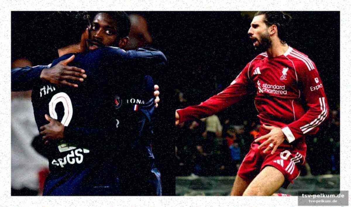Die ausgangslage: liverpool unter druck, psg mit dem rücken an der wand
