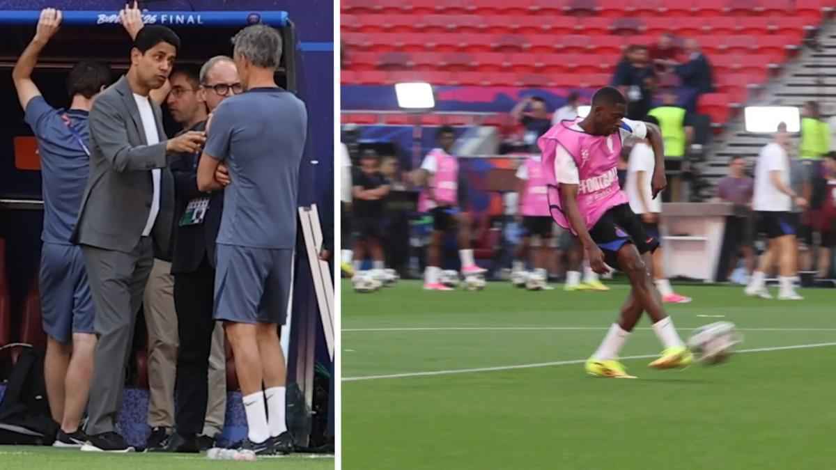 Psg trainiert im schauplatz des finales – nervosität bei al-khelaifi?
