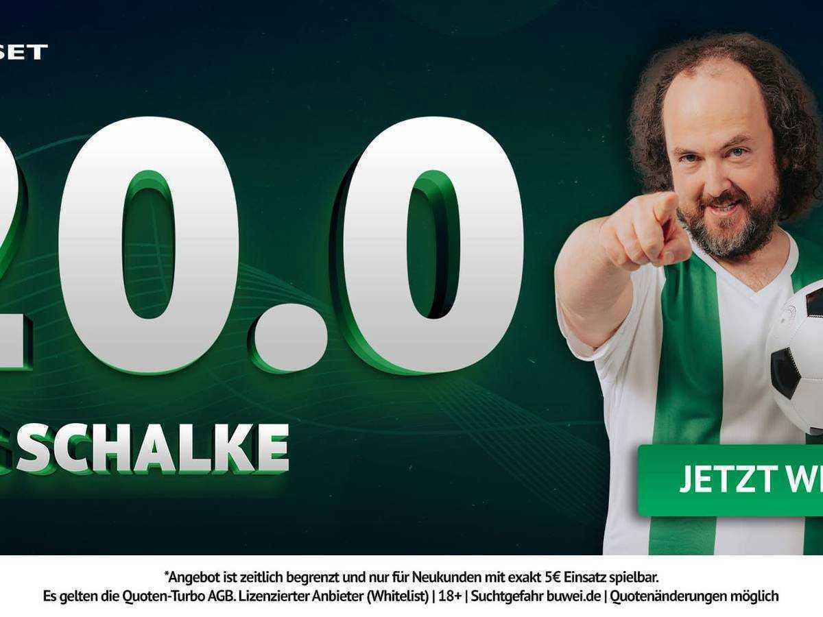 Quoten-turbo für schalke gegen dresden: 20,0-quote für neukunden bei oddset