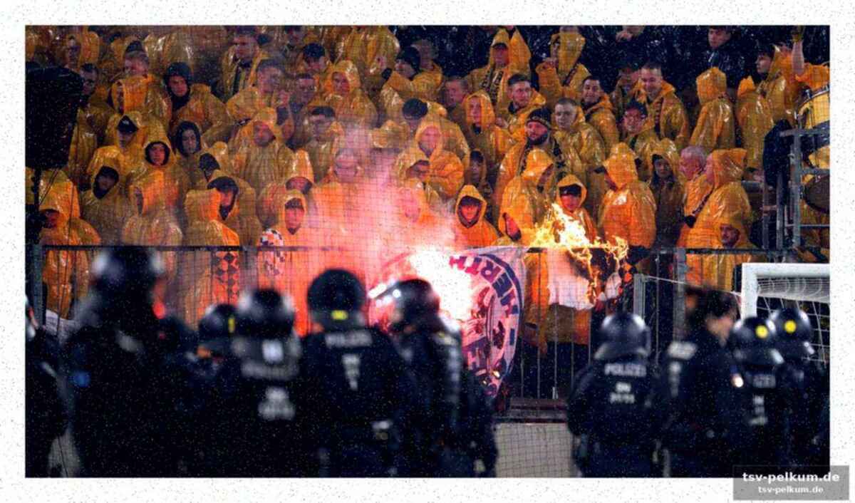 Der sport wird zur nebensache