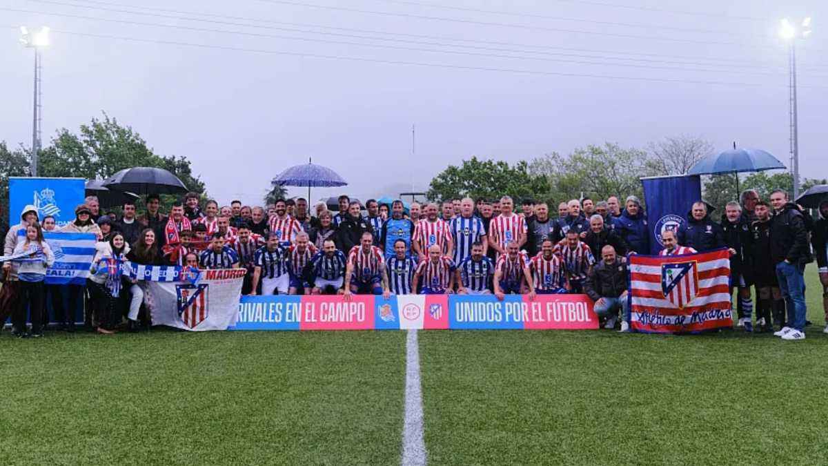 Real sociedad & atlético: legenden treffen zu einem freundschaftsspiel!