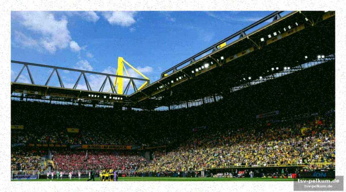 Choreo vor dem spiel, schock nach der halbzeit