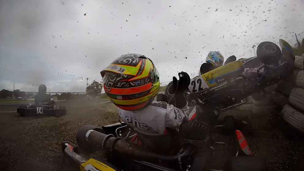 Reifen-chaos in melbourne: kart-rennen endet in katastrophe!