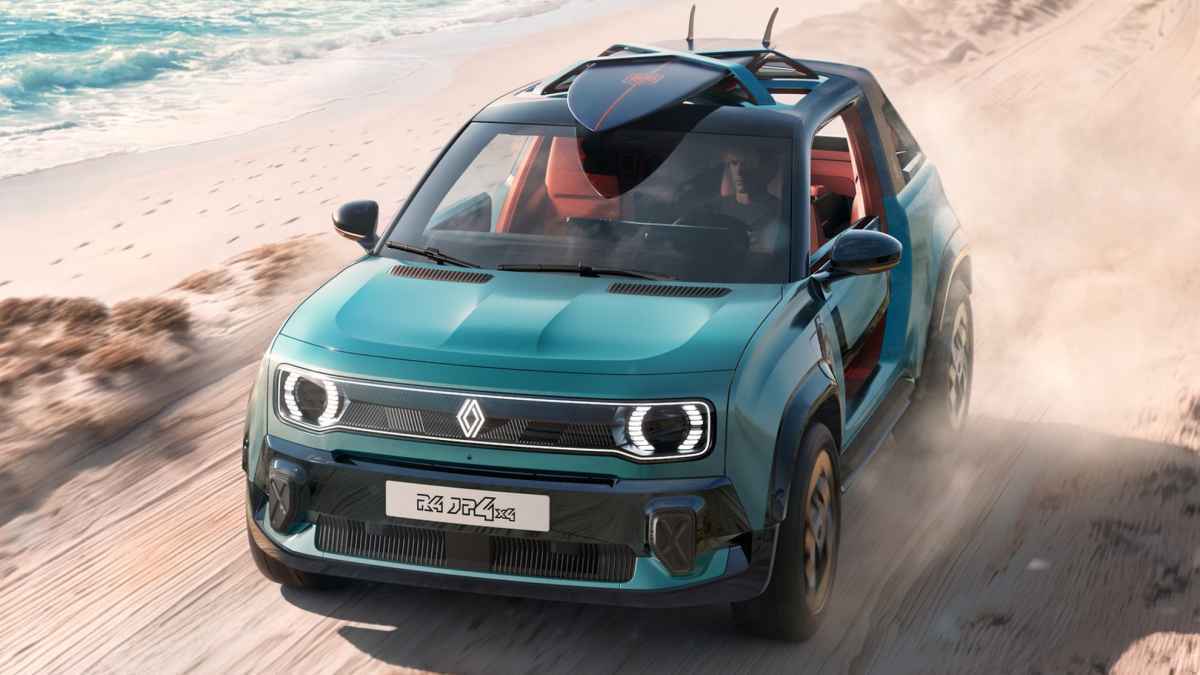 Renault 4 jp4x4 concept: der sommerhit mit elektroantrieb!
