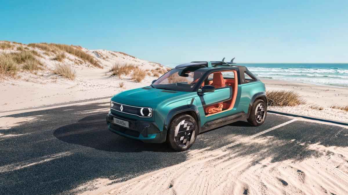Renault 4 jp4x4 concept: der ultimative retro-offroader erobert roland garros!