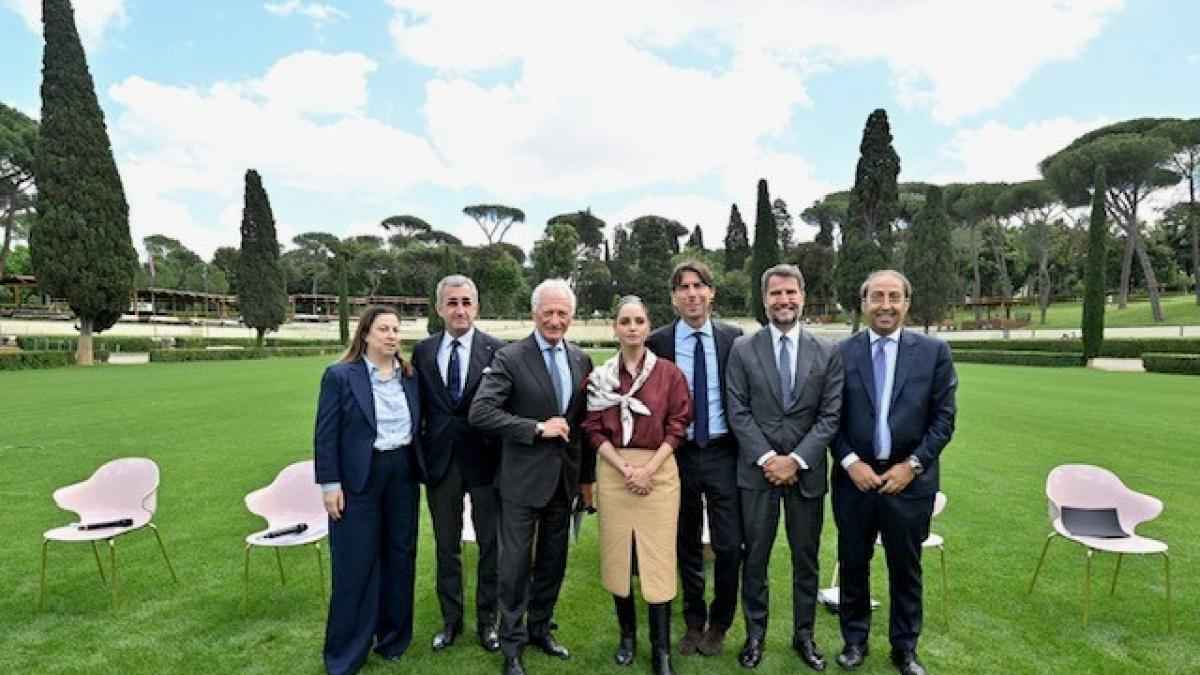 Rom feiert sportgeschichte: 100 jahre piazza di siena & italienische reitsportföderation