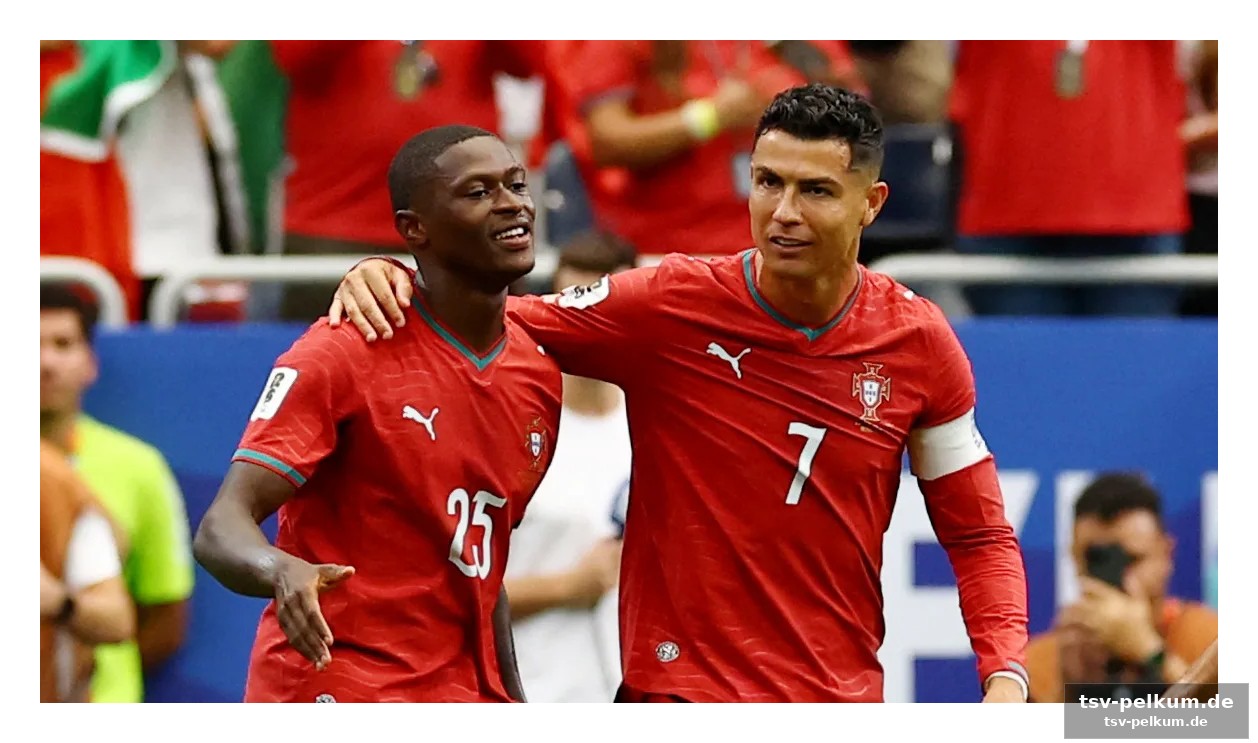 Ronaldo im team: eine neue seite des weltstars