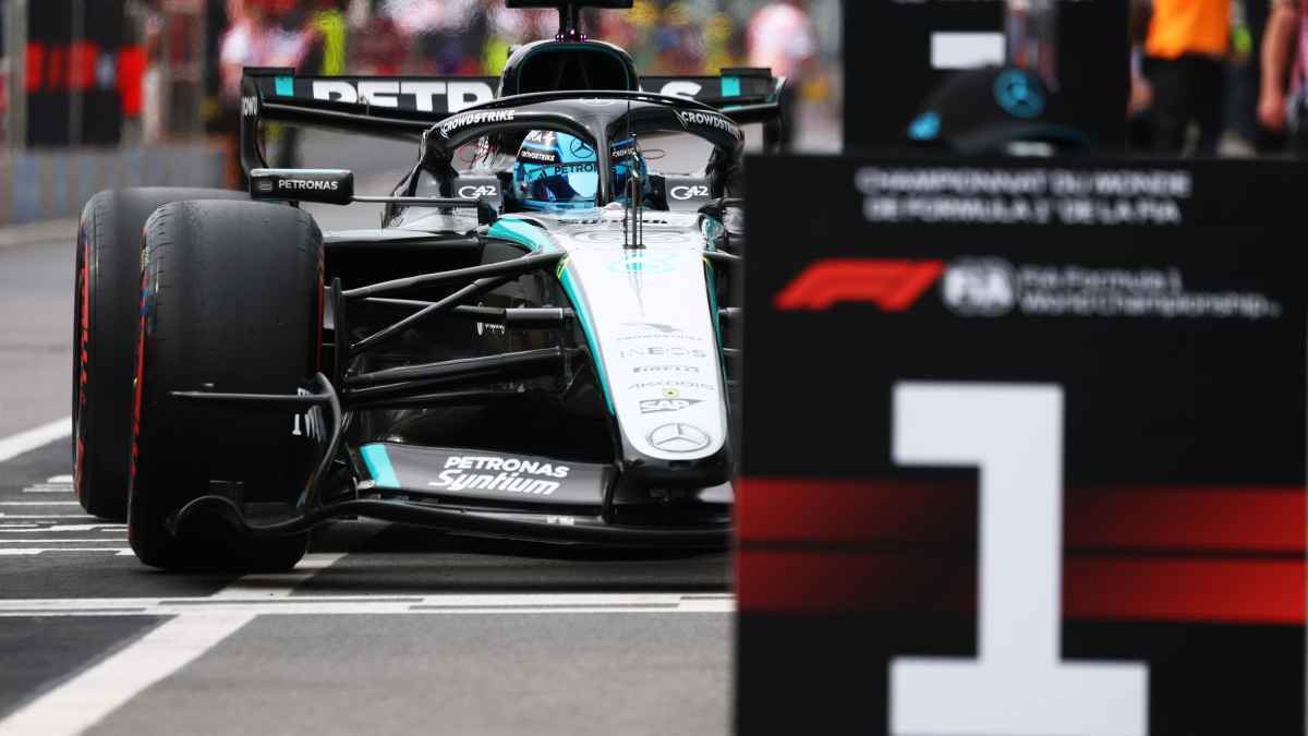 Russell stiehlt die pole position! antonelli gleichfalls auf dem podium