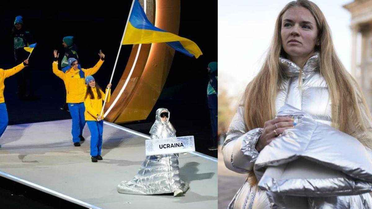 Russische freiwillige bei olympia zeigt solidarität mit der ukraine