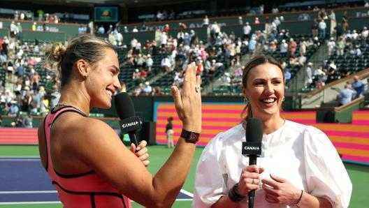 Sabalenka spielt mit 12 karat: „hoffentlich lenkt es meine gegnerin ab“