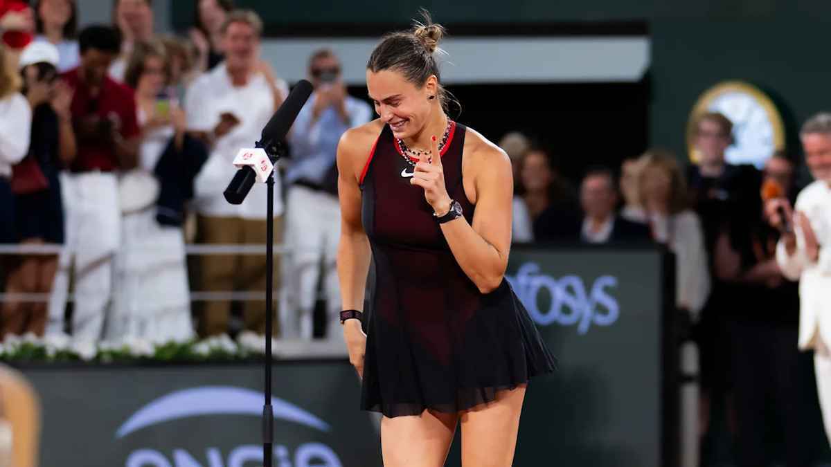 Sabalenka zaubert mit moonwalk in paris!