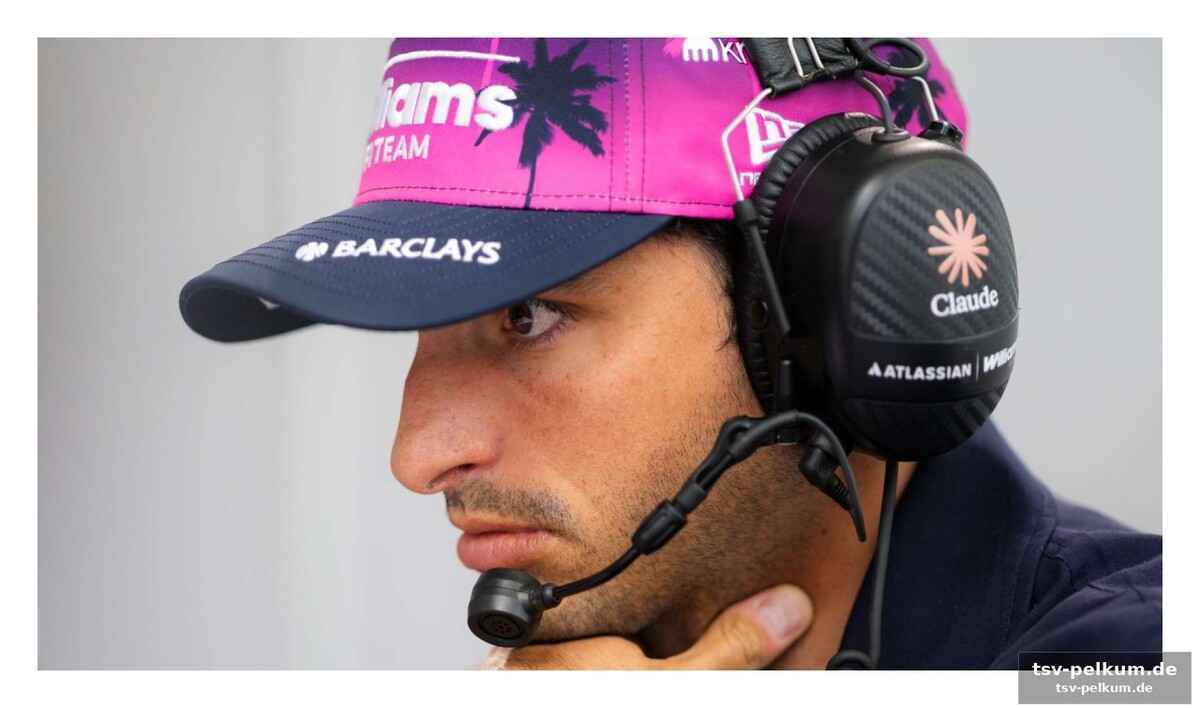 Nur eine zehntel trennte sainz von der pole-position