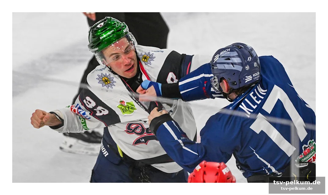 Der unterschied zwischen del und nhl: tempo, härte und eisfläche