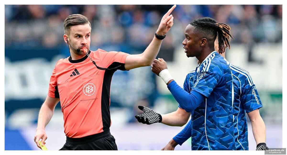 Ein schiedsrichterirrtum, der schalke hilft