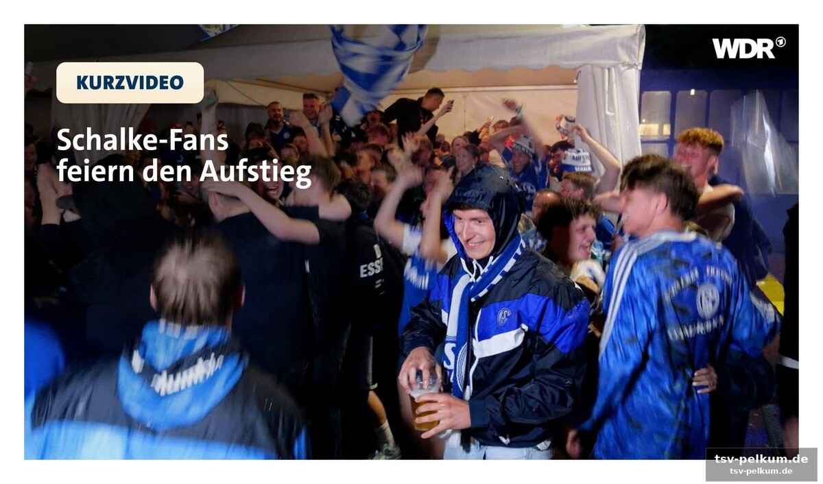 Fanmarsch und unbändige vorfreude