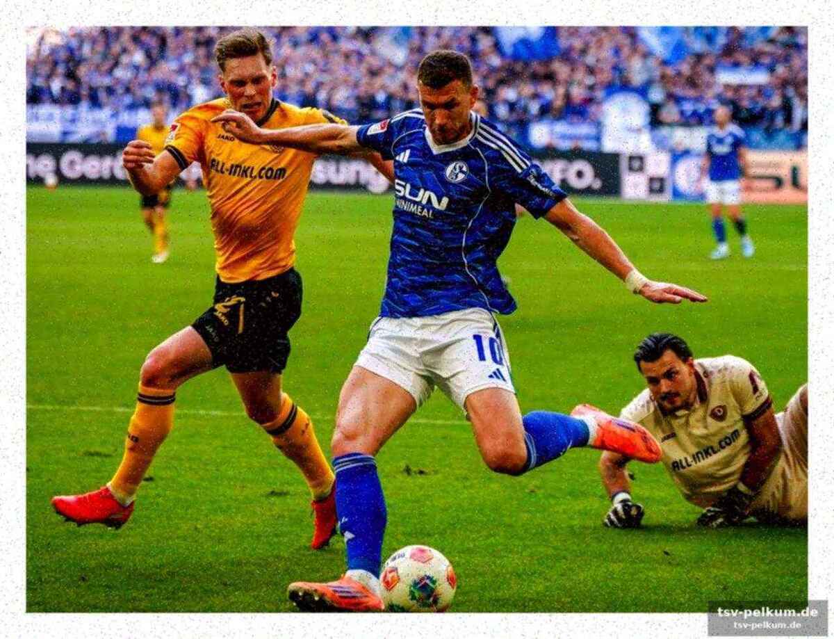 Dzeko glänzt, schalke strauchelt