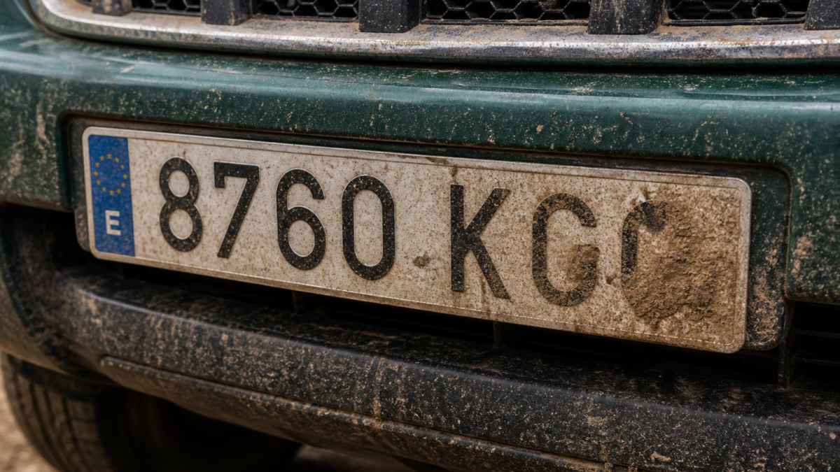 Schmutzige kennzeichen: knall droht – so vermeiden sie die strafe!