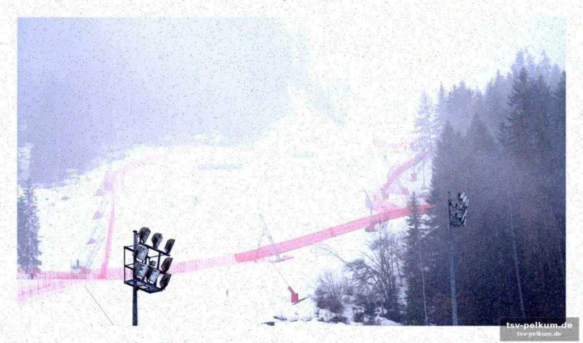 Die piste friert, der kalender tickt