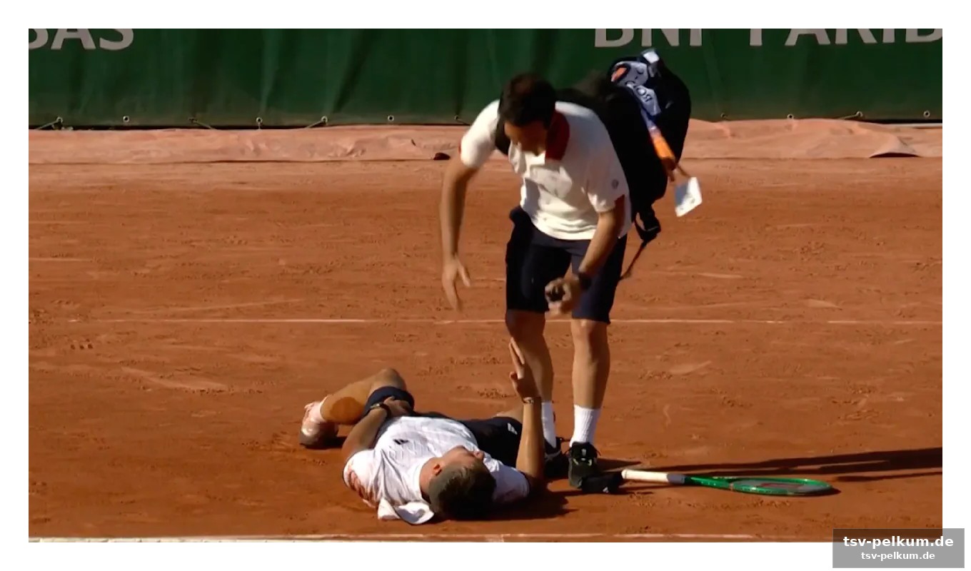 Die dramatischen szenen im stade roland garros