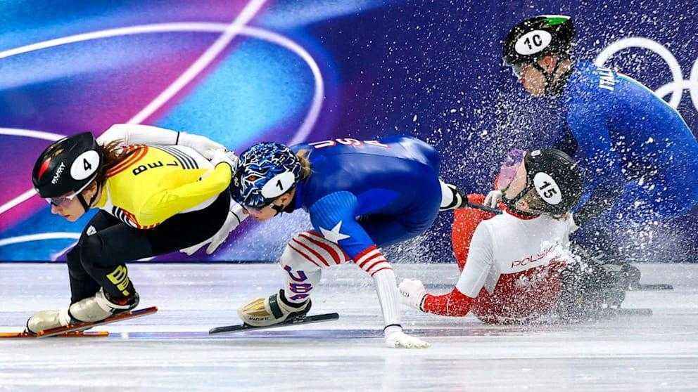 Schock bei olympia: eisschnellläuferin kamila sellier nach sturz operiert