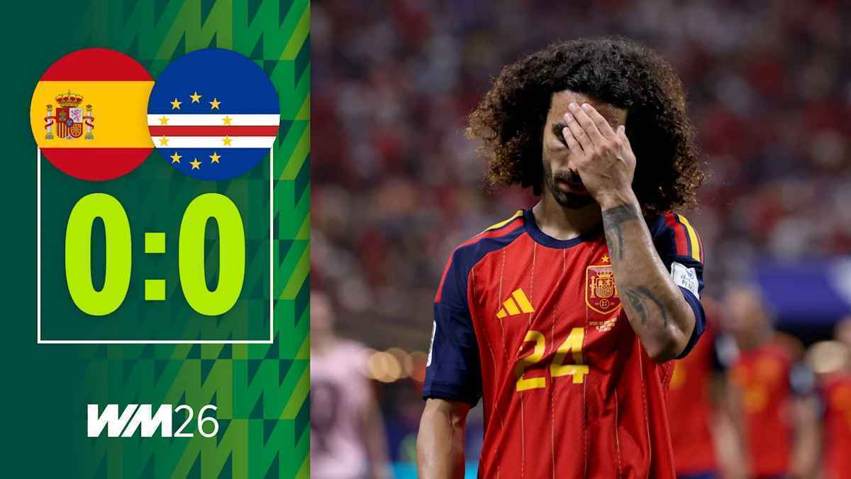 Schock in kap verde: spanien patzt bei wm-auftritt!