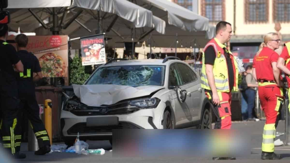 Schock in leipzig: auto fährt in menschenmenge – tote und verletzte