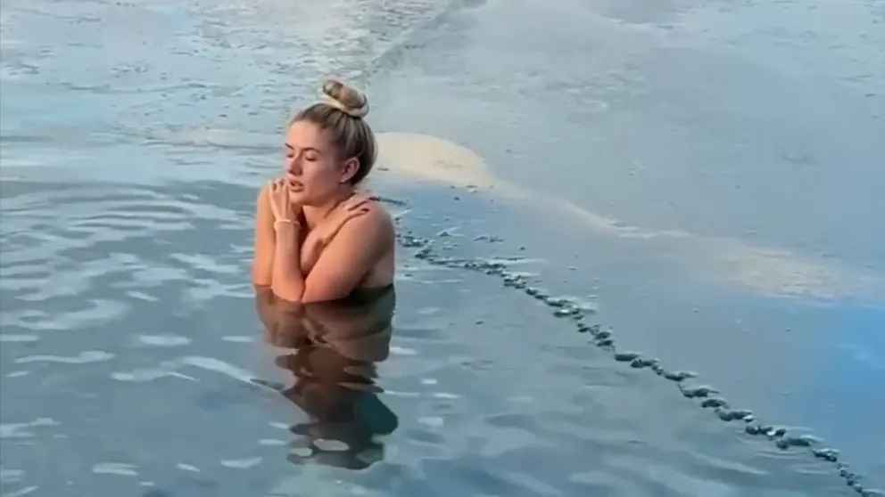 schockmoment im weihnachts-vlog: alica schmidt beim eisbaden!